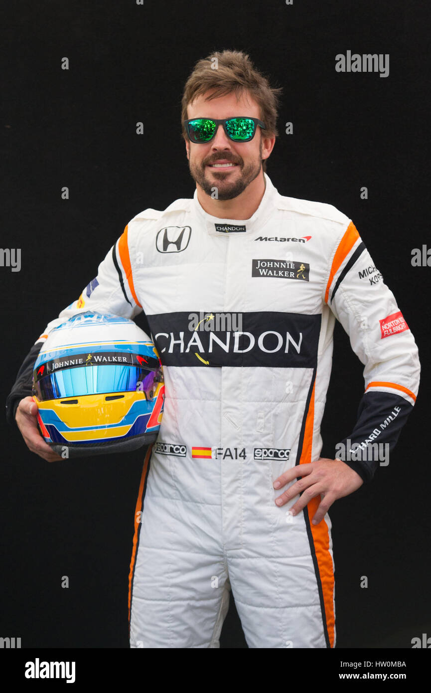 Melbourne Australia 23rd Mar 2016 McLaren Honda Formula One Driver 