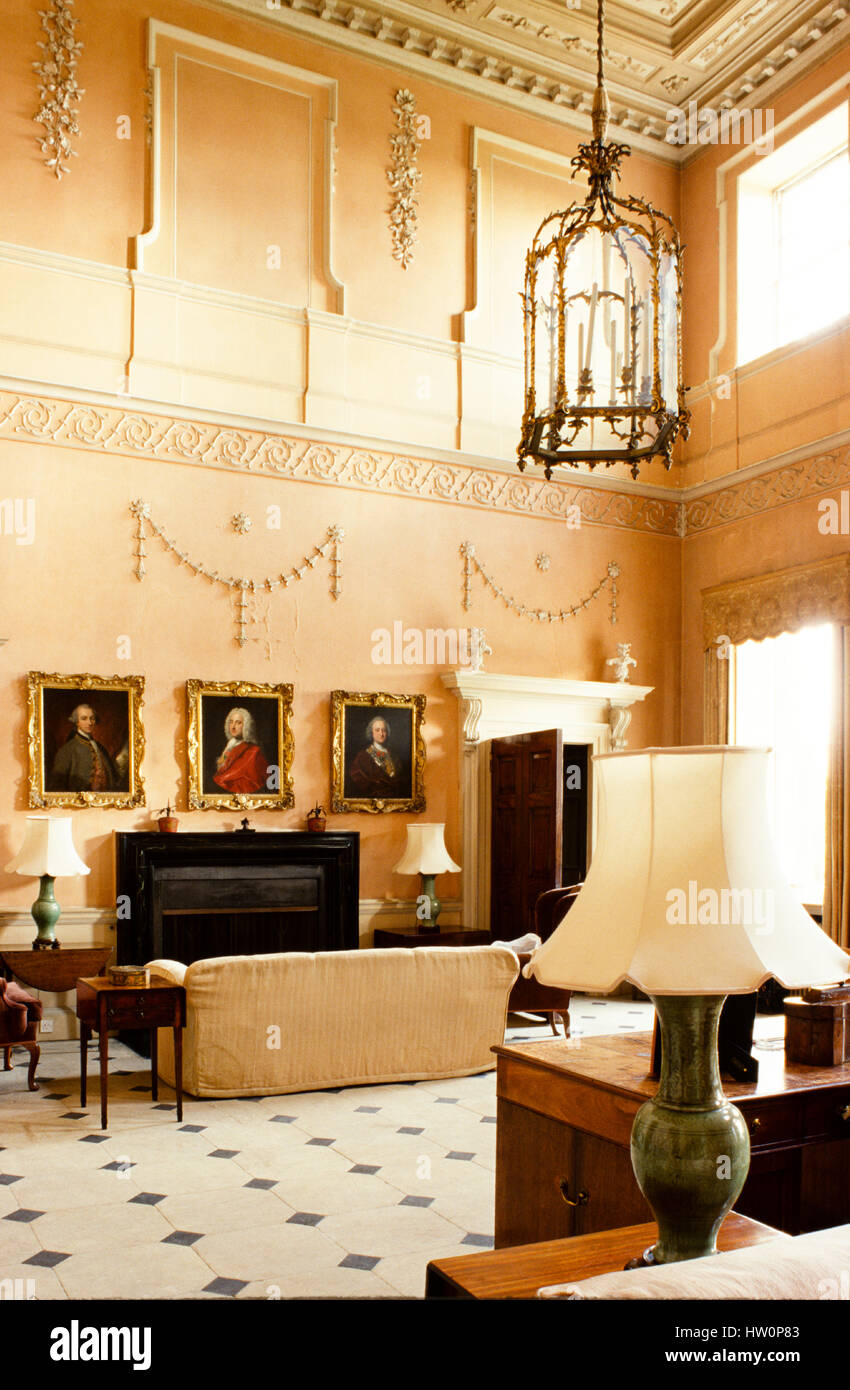 Regency style living room. Stock Photo