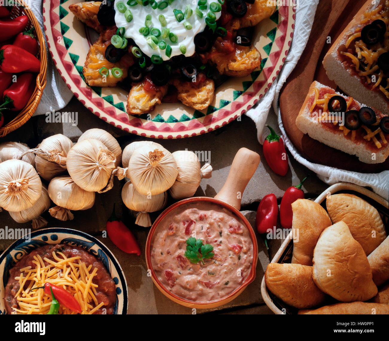 Mexican appetizers Stock Photo