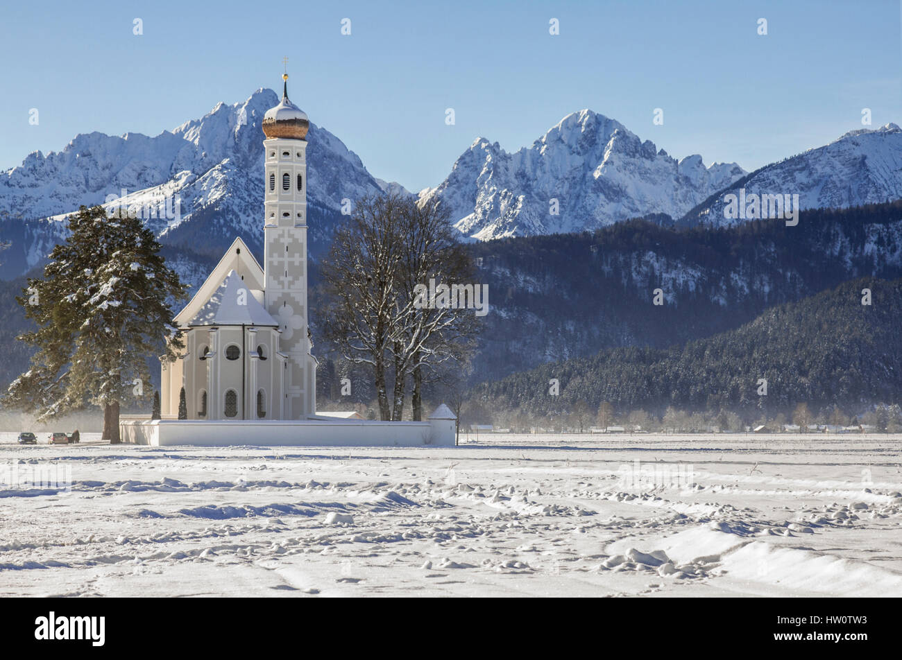 Baroque church in the german alps hi-res stock photography and images ...