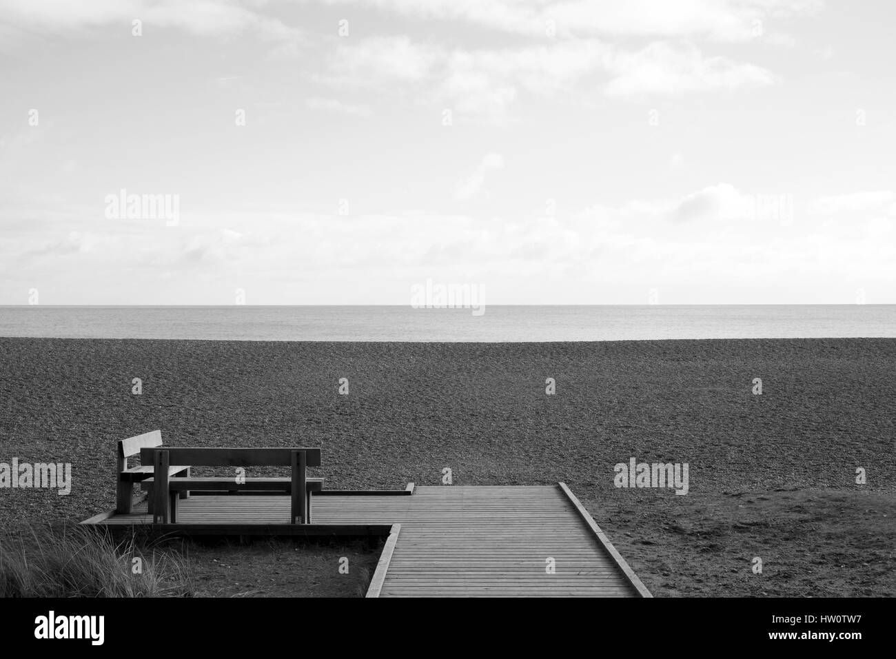 Suffolk beaches Black and White Stock Photos & Images - Alamy