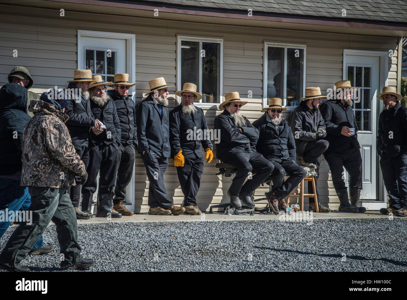 Gordonville, Lancaster county, PA annual fire company mud sale and