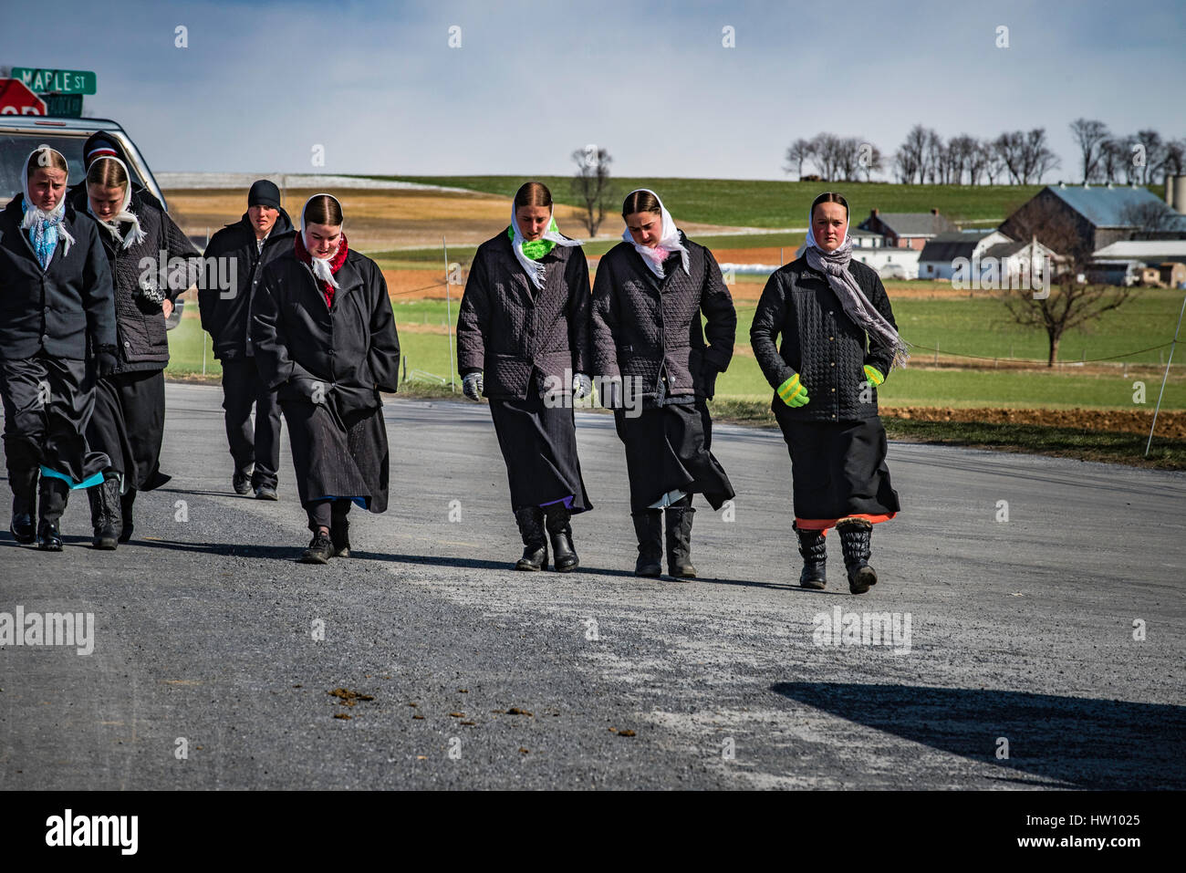 Gordonville, Lancaster county, PA annual fire company mud sale and