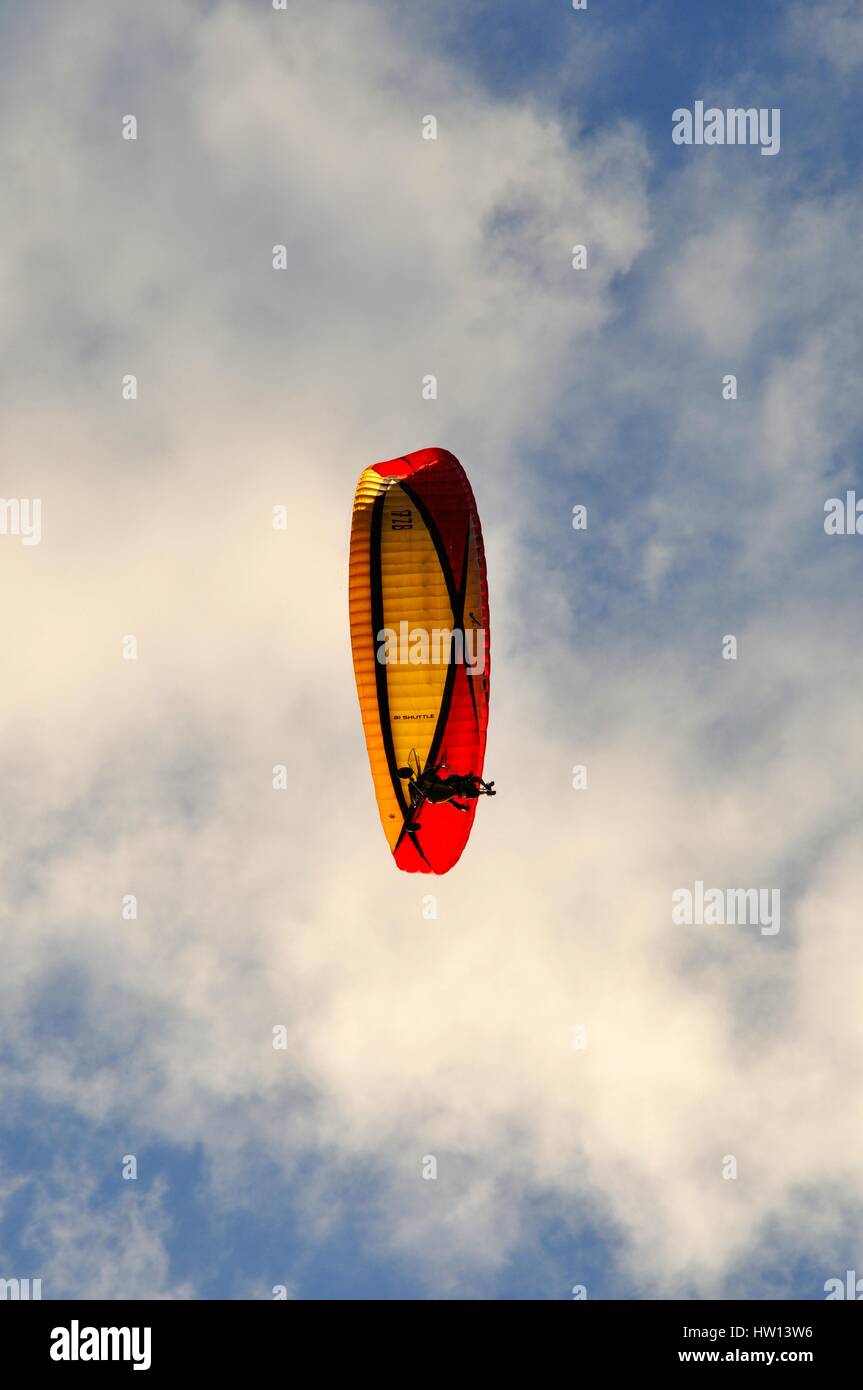 Paramoteur Stock Photo