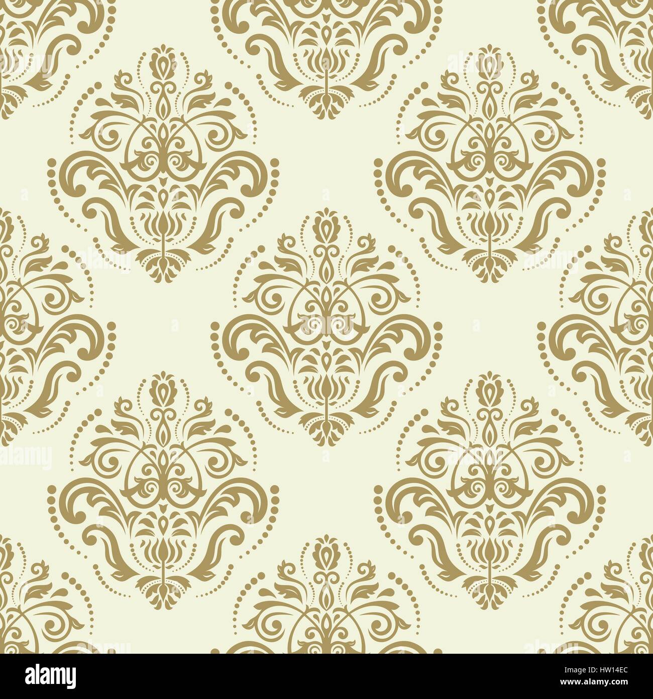 Damask Seamless Vector Background Stock Vector Image & Art - Alamy