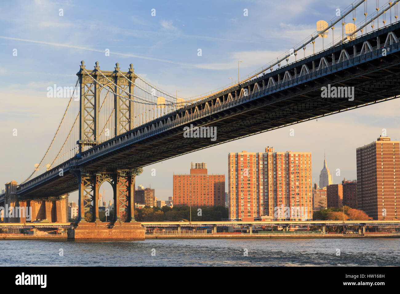 USA, New York, New York City, Manhattan Bridge Stock Photo