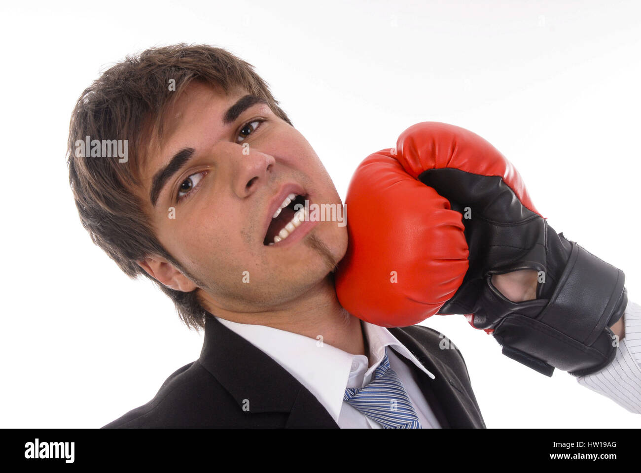 Grievedly, Getroffen Stock Photo