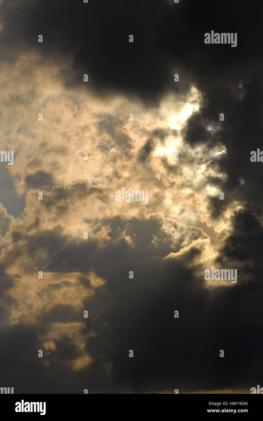 Cloud play, Wolkenspiel Stock Photo