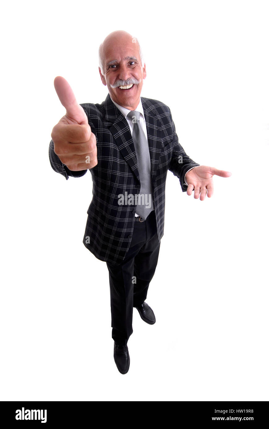 Successful pensioner, Erfolgreicher Rentner Stock Photo - Alamy