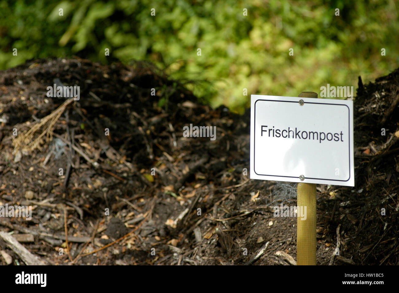 Fresh compost , Frischkompost Stock Photo - Alamy