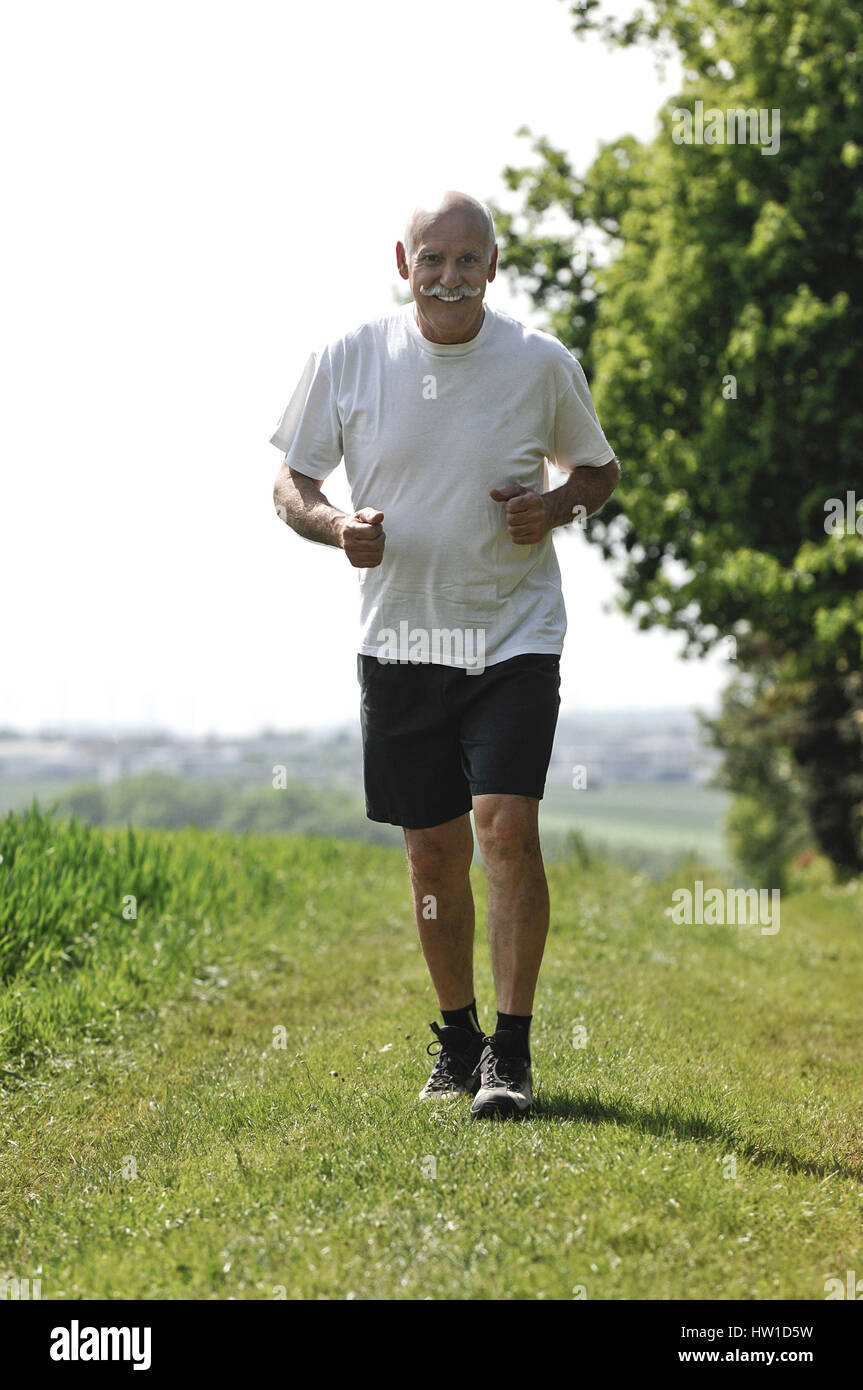 Sport at the age, Sport im Alter Stock Photo - Alamy