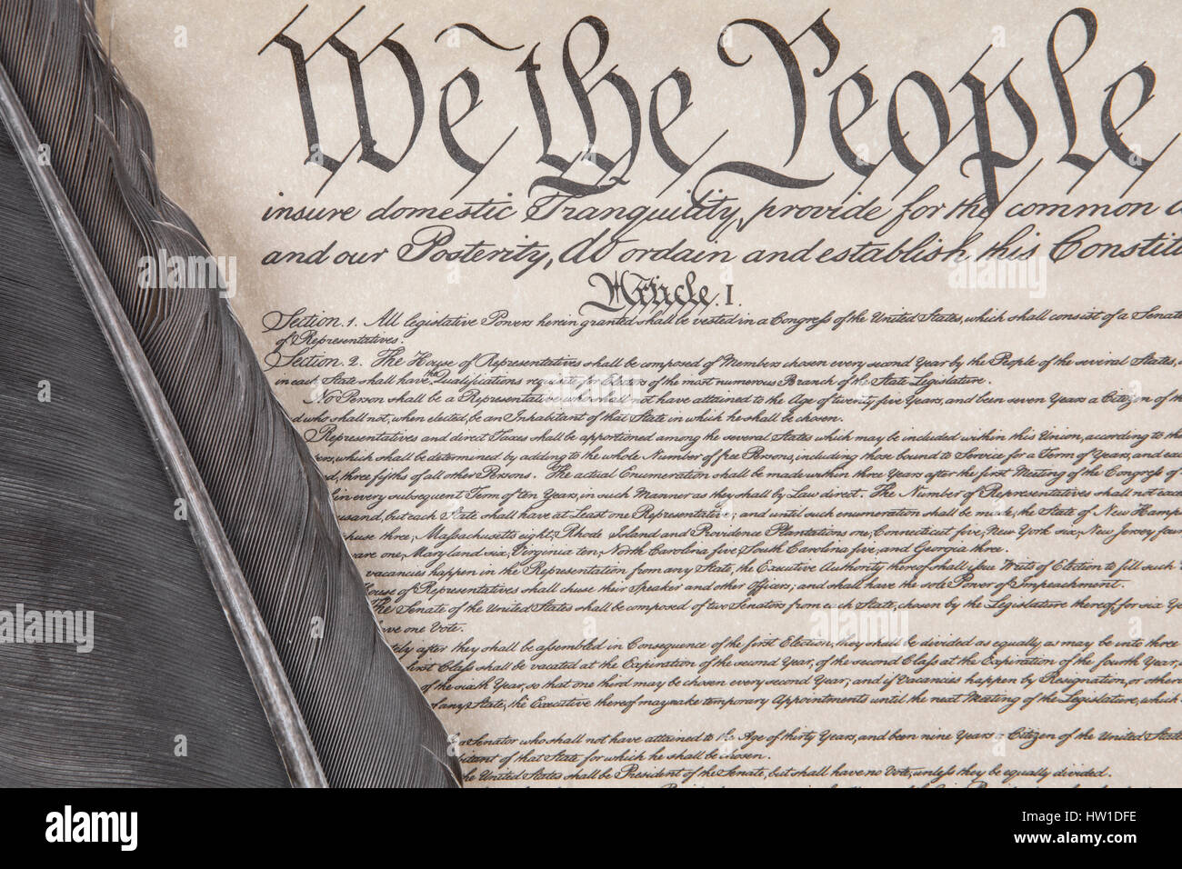 Us constitution document hi-res stock photography and images - Alamy