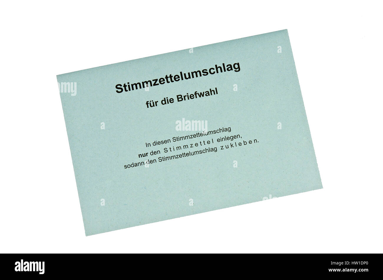 Electoral documents , Wahlunterlagen Stock Photo