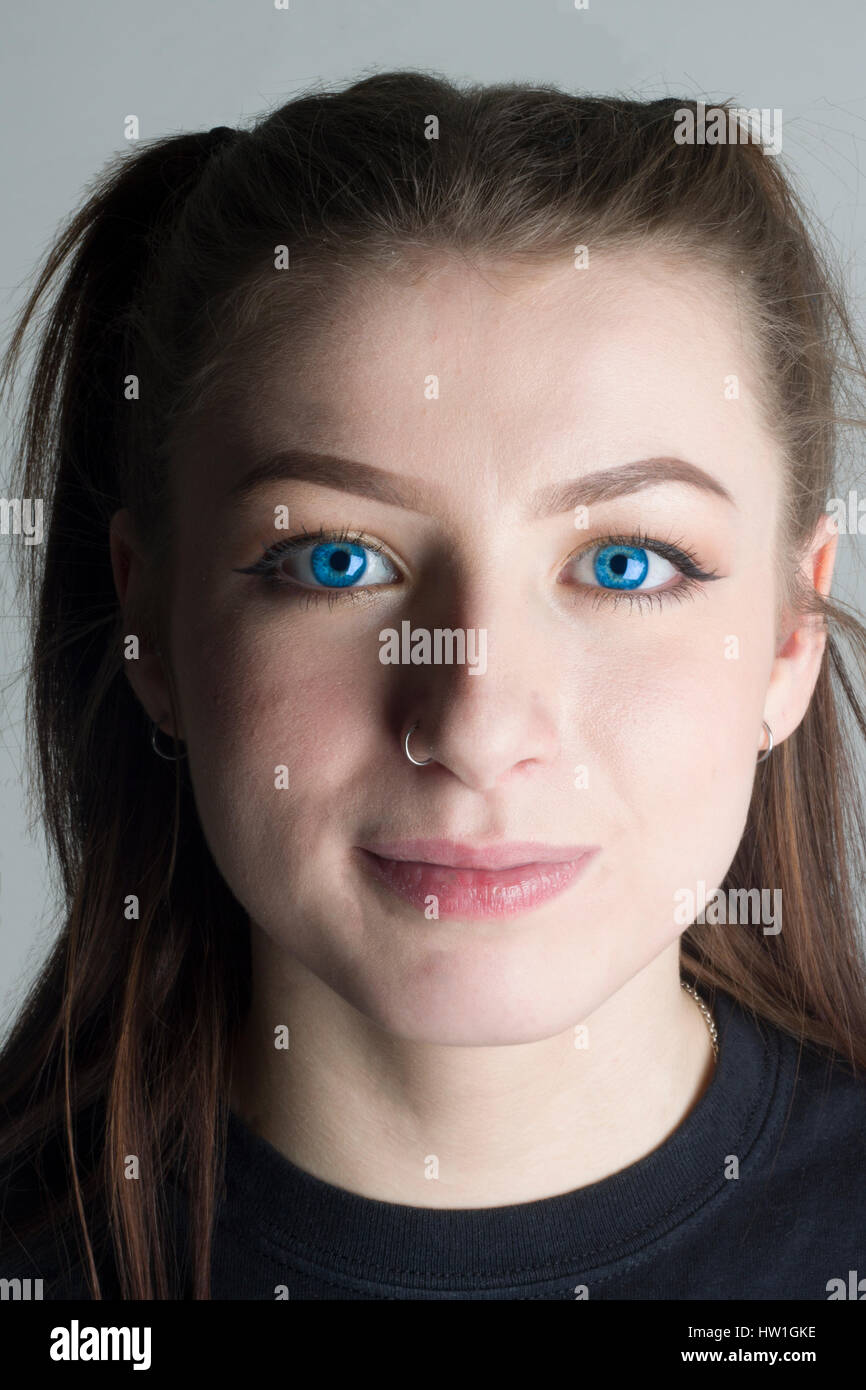 beautiful girl studio photography Stock Photo Alamy