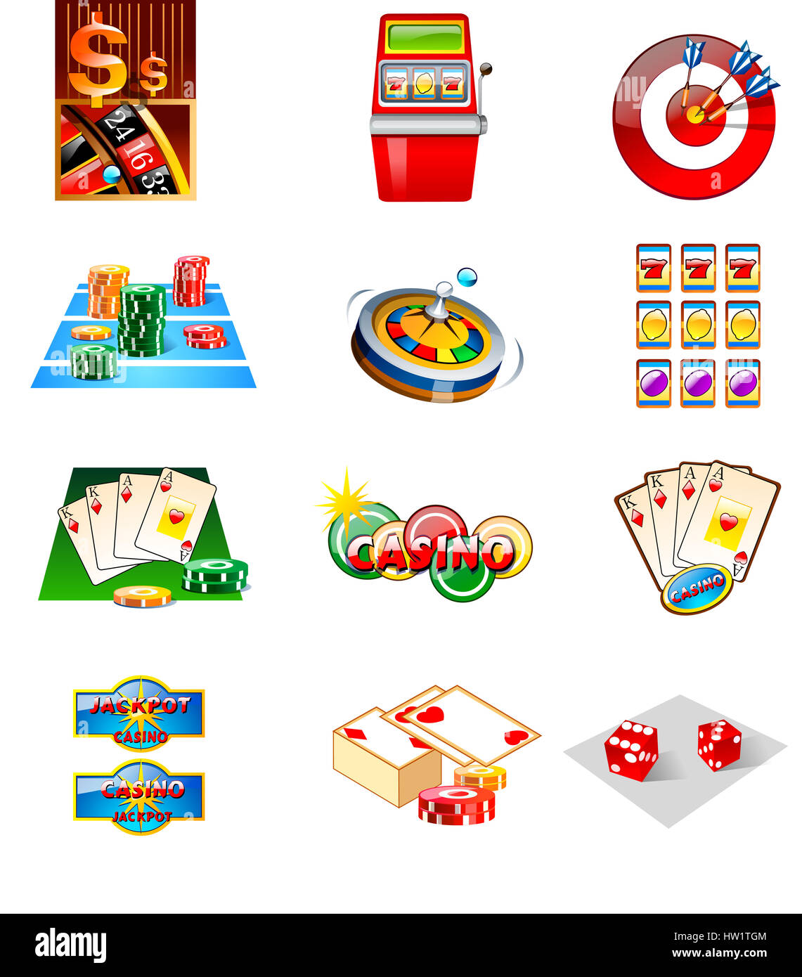 ace,arrow,backgammon,cards,casino,clip art,clipart,color,colour,color  image,computer graphics,computer icon,dart,dartboard,dice,digitally  generated image,gambling,gambling  chip,games,graphics,icon,illustration,large group of Stock Photo - Alamy