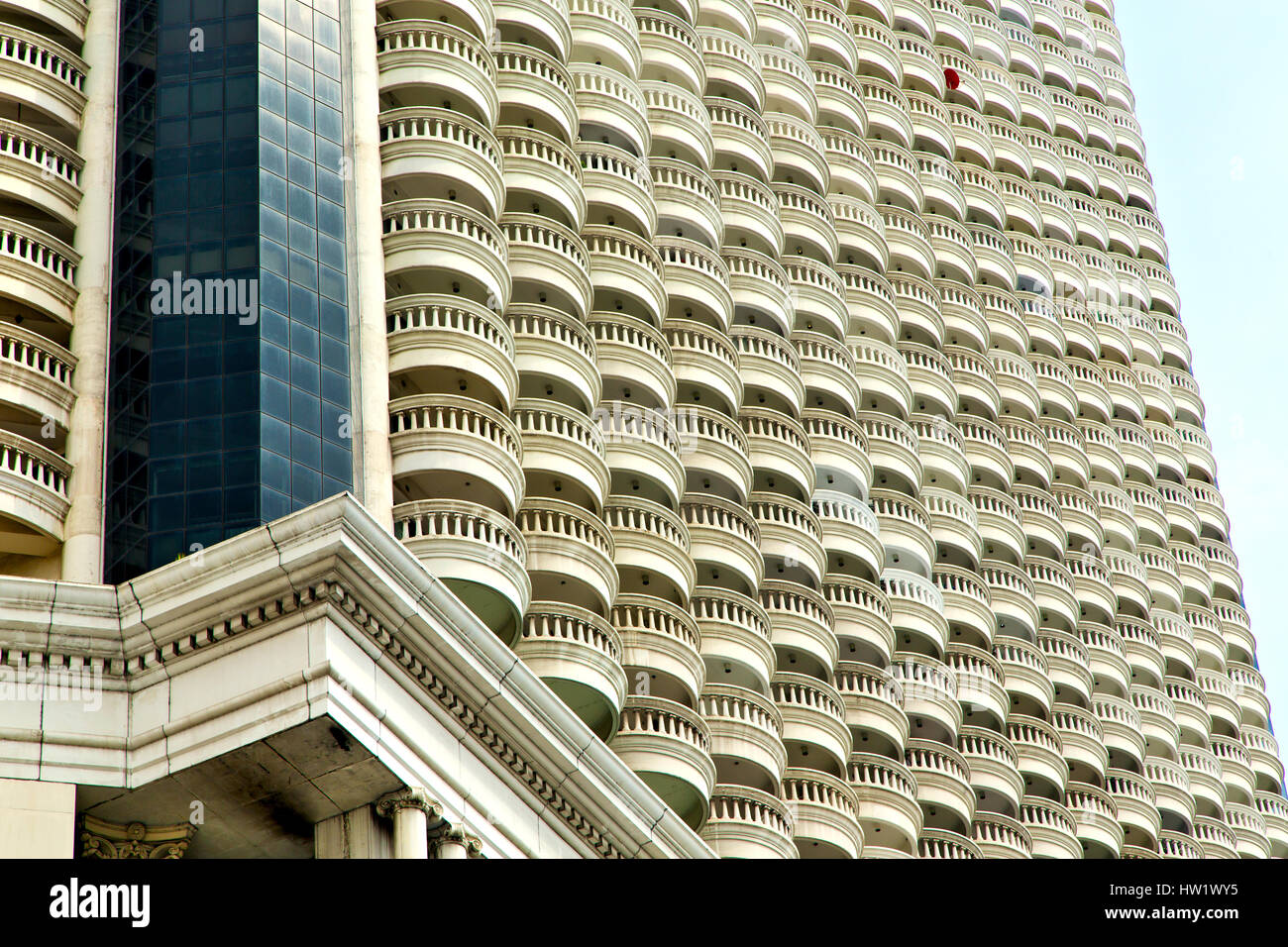 thailand bangkok office district palaces abstract modern building line ...