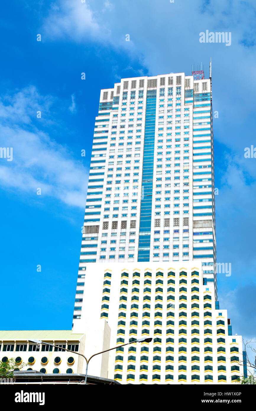 thailand bangkok office district palaces abstract modern building line ...
