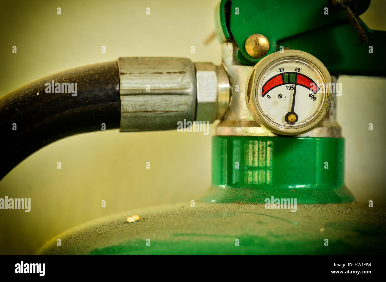 Fire extinguisher pressure gauge hi-res stock photography and images ...