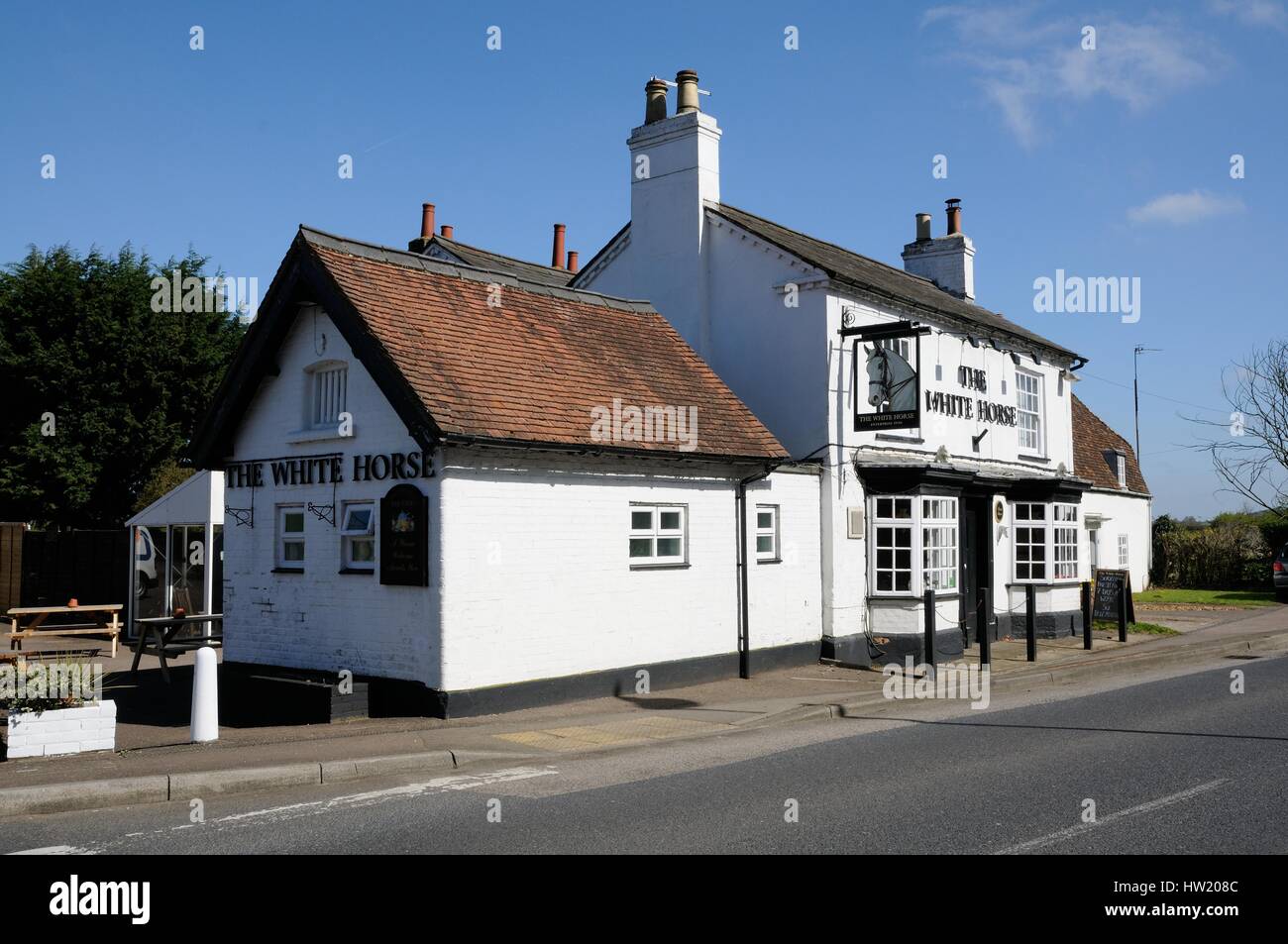 The White Horse, Husborne Crawley, Bedfordshire, The earliest record of ...