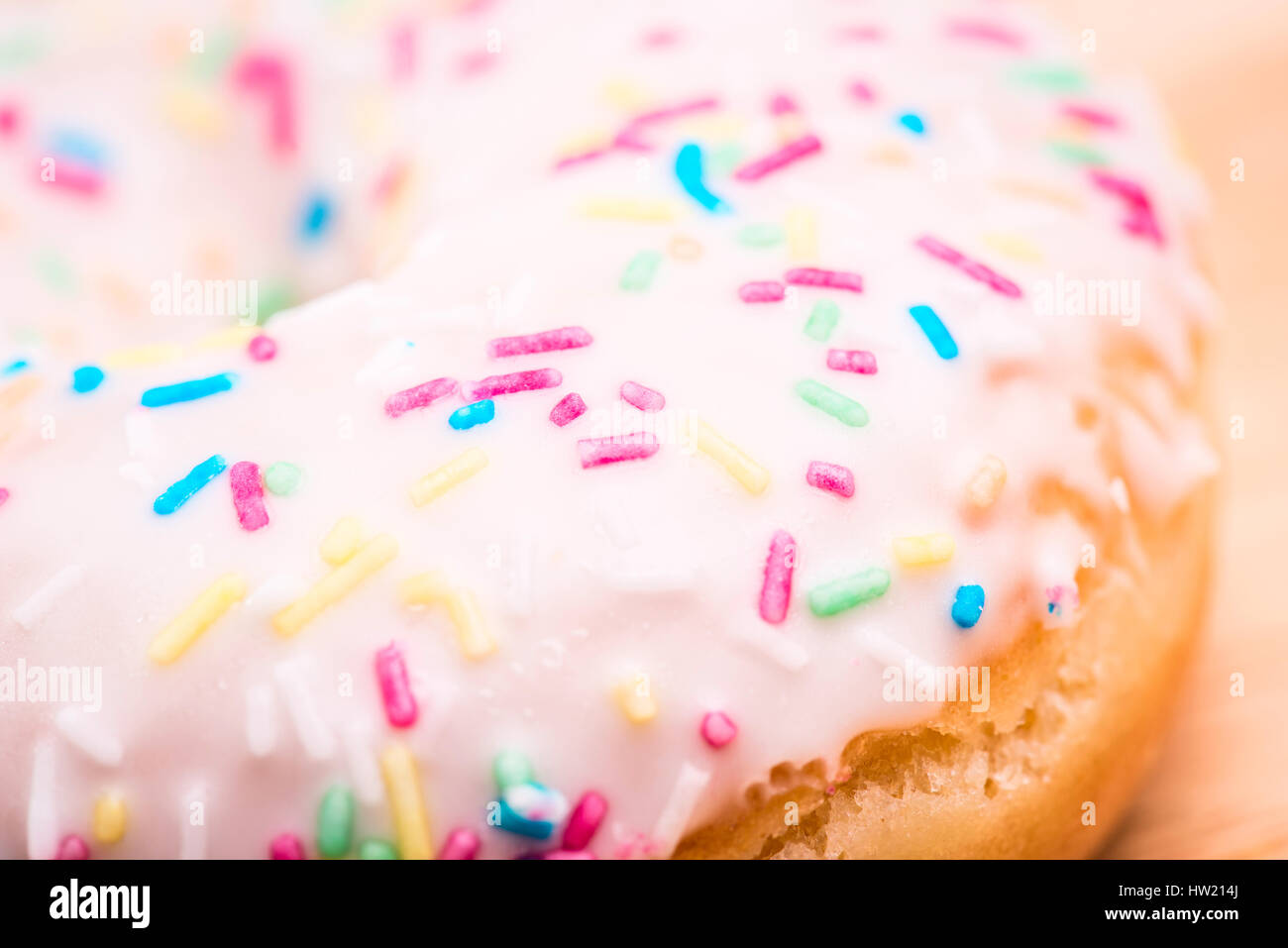 donut with sprinkles isolated on white background Stock Photo - Alamy