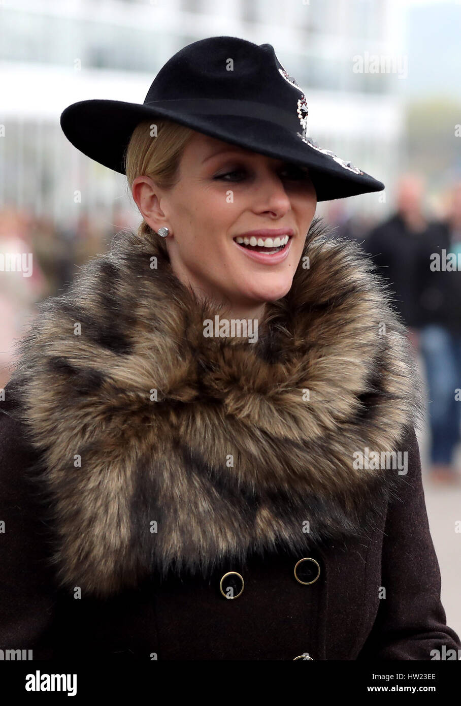 Zara Tindall during St Patrick's Thursday of the 2017 Cheltenham