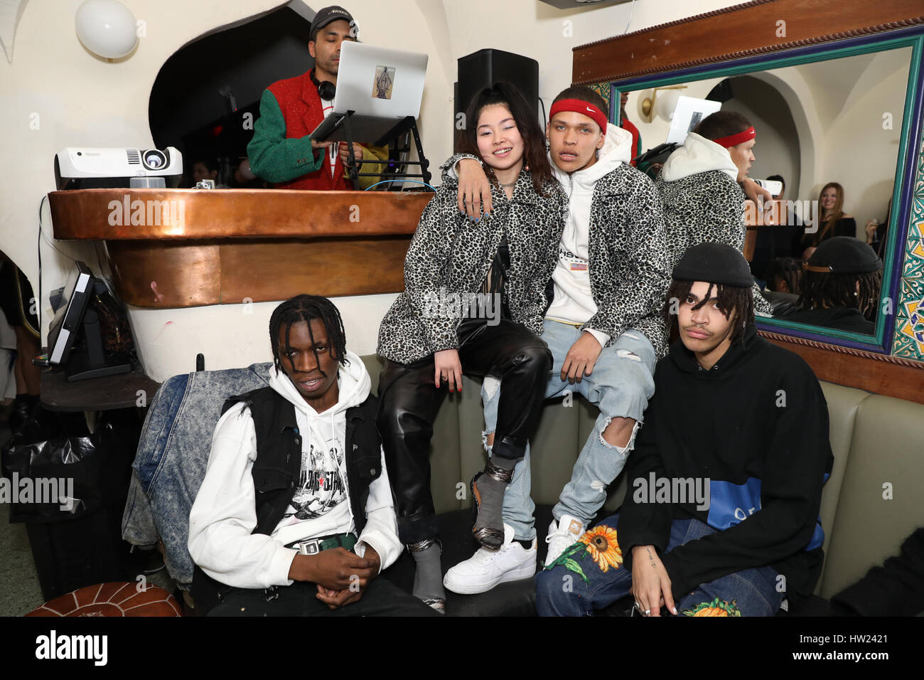 Cynthia Rowley NYFW Party at Paul's Casablanca in New york . Featuring