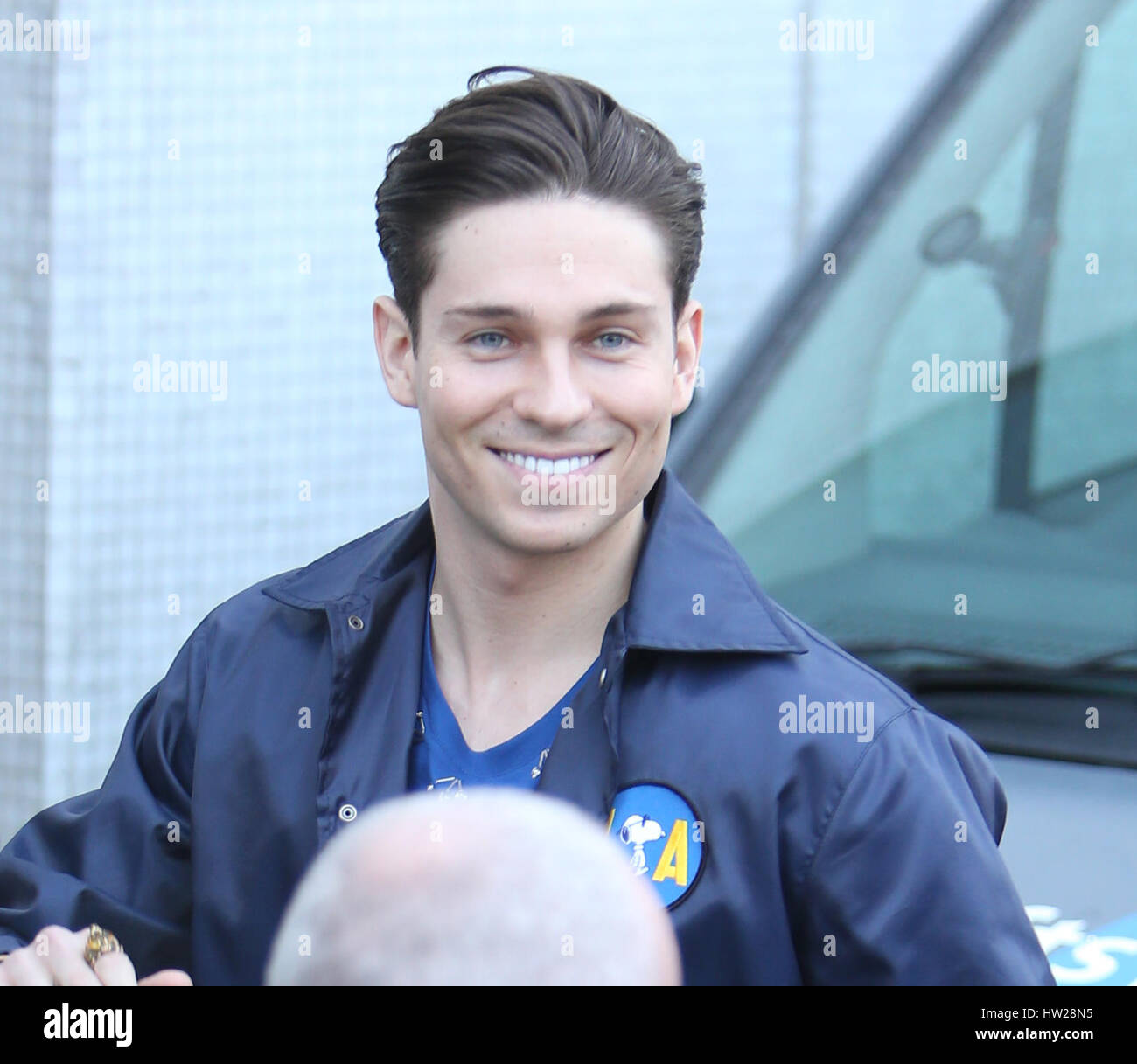 Joey Essex outside ITV Studios Featuring Joey Essex Where London
