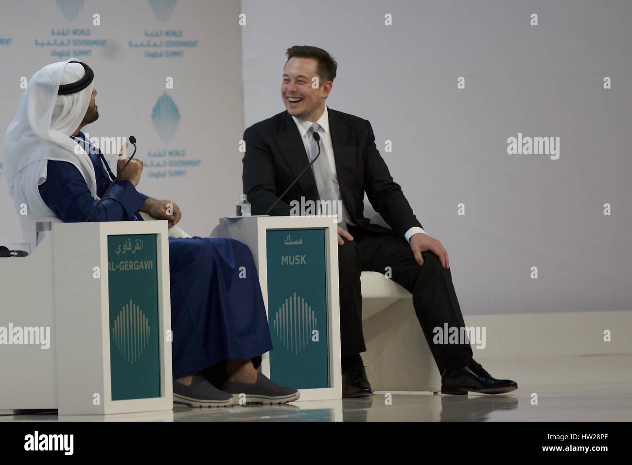 World Goverment Summit Day 2 Featuring Elon Musk Where Dubai, United