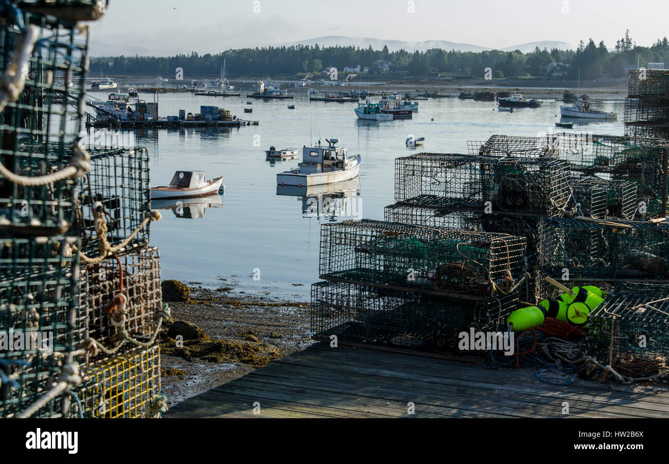 Bass Harbor, Tremont, Maine Stock Photo Alamy