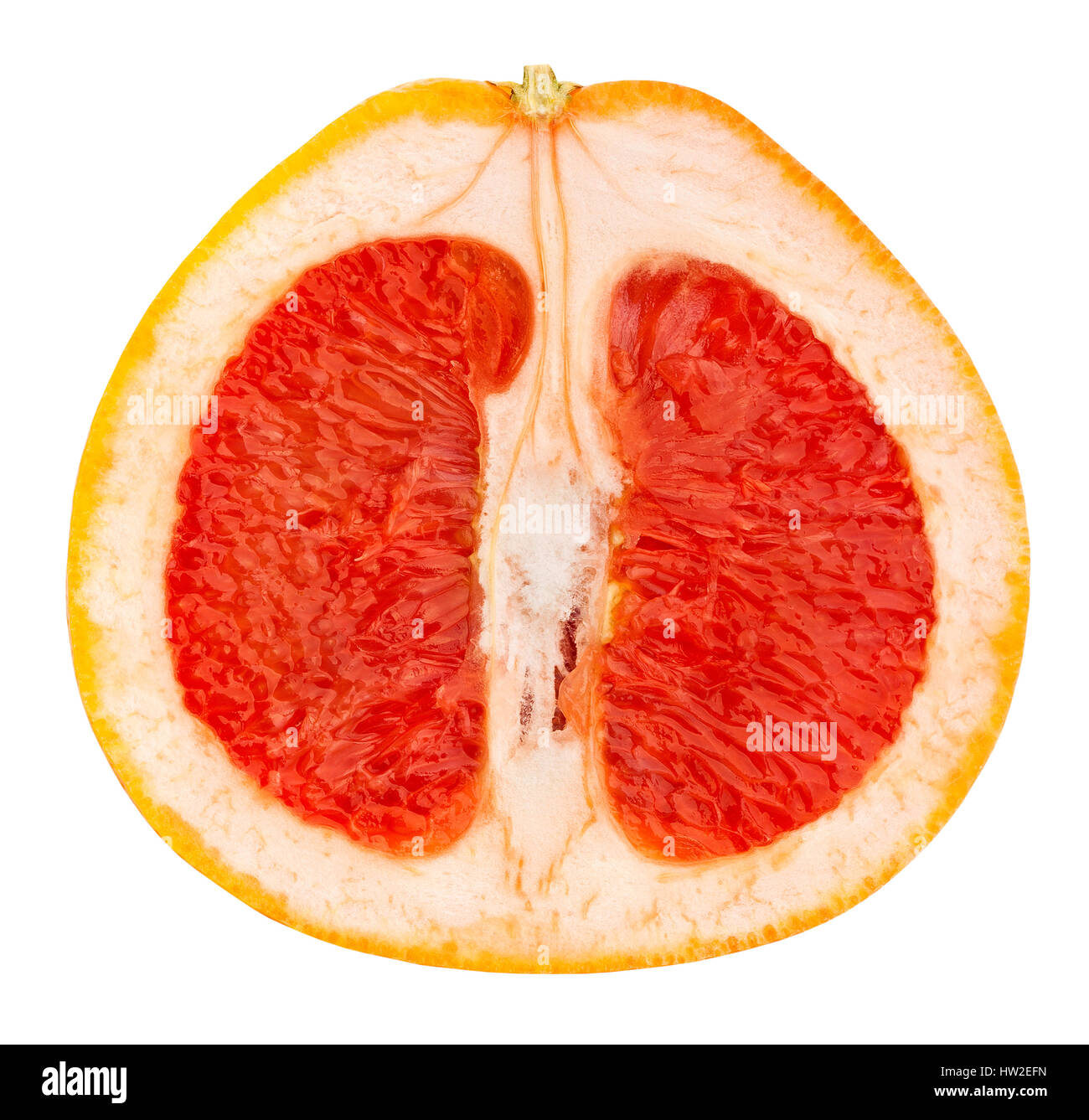 Sliced red grapefruit isolated hi-res stock photography and images - Alamy