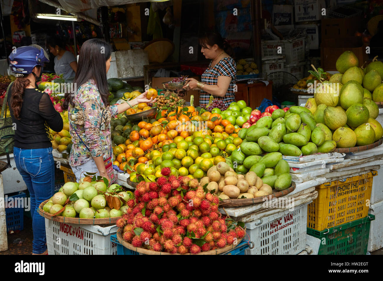 Fruit stall, Central Market, Hoi An (UNESCO World Heritage Site