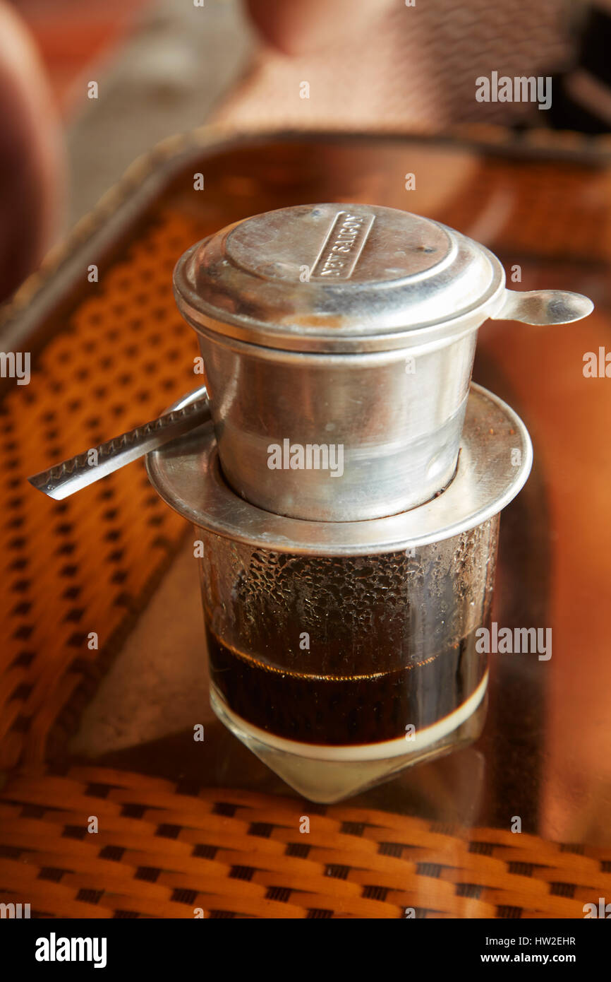 Vietnamese coffee with condensed milk, Hoi An (UNESCO World Heritage