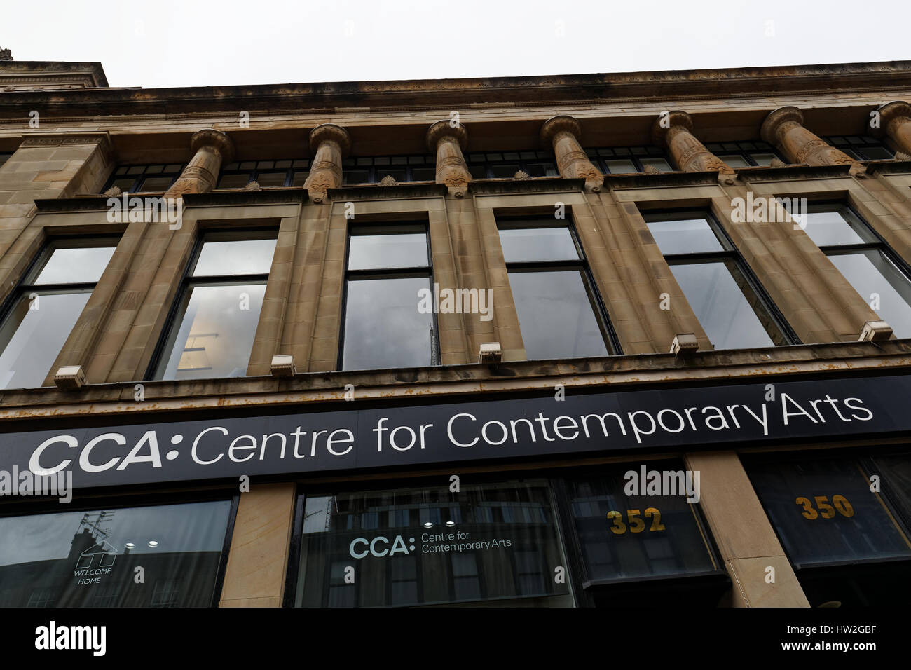 The Centre for Contemporary Arts is Glasgow's hub for the arts.  Sauchiehall St, Glasgow Stock Photo