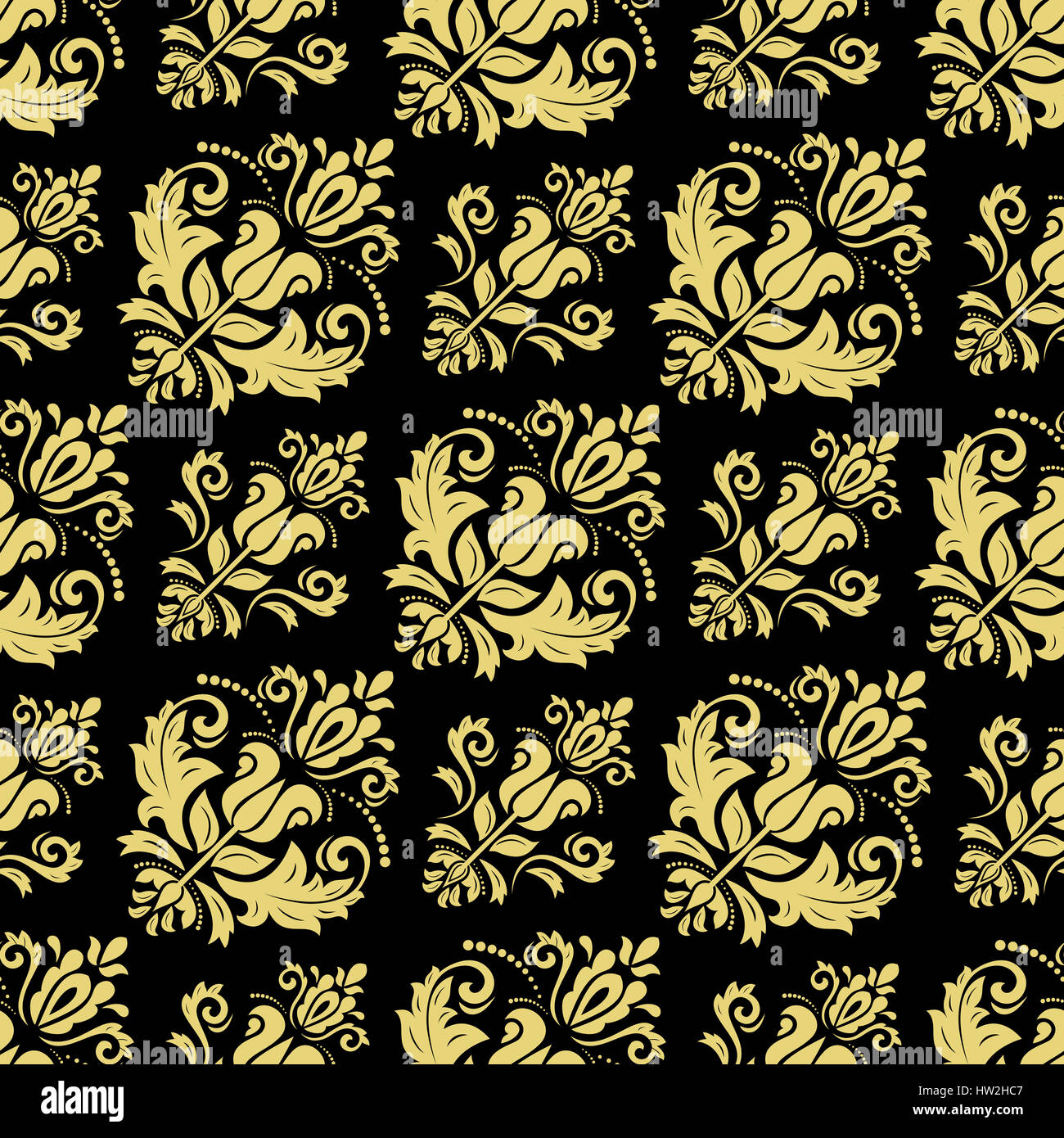 Seamless Damask Background Stock Photo - Alamy