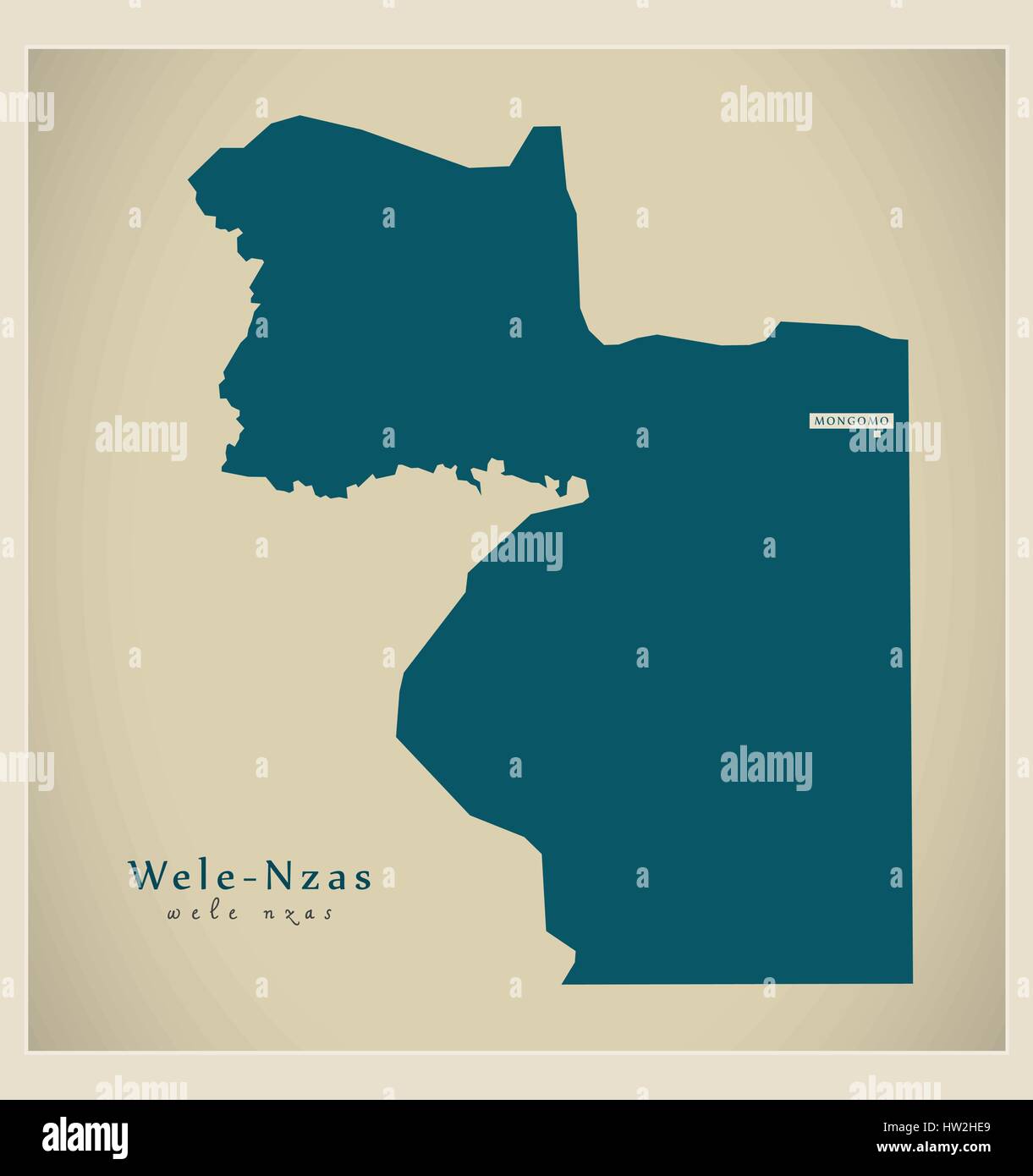 Modern Map WeleNzas GQ Stock Vector Image & Art Alamy