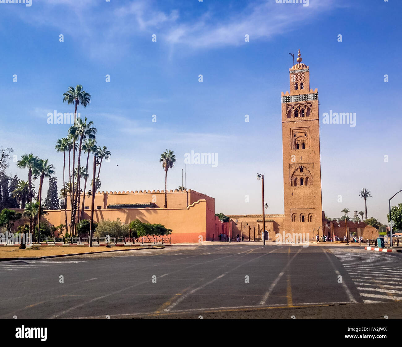 Koutubia mosque - Marakech, Morocco Stock Photo