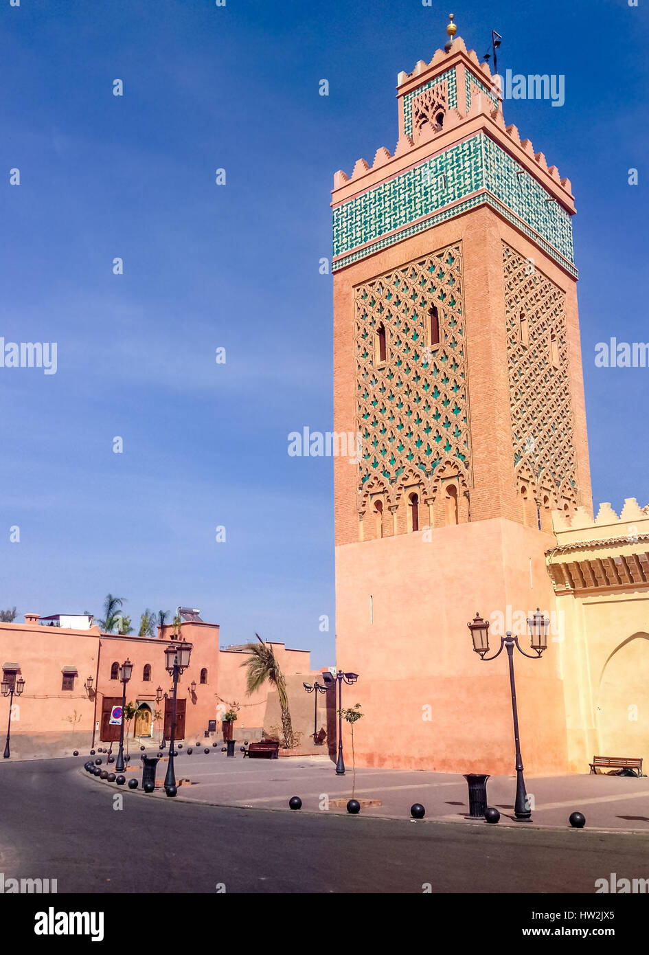 Koutubia mosque - Marakech, Morocco Stock Photo