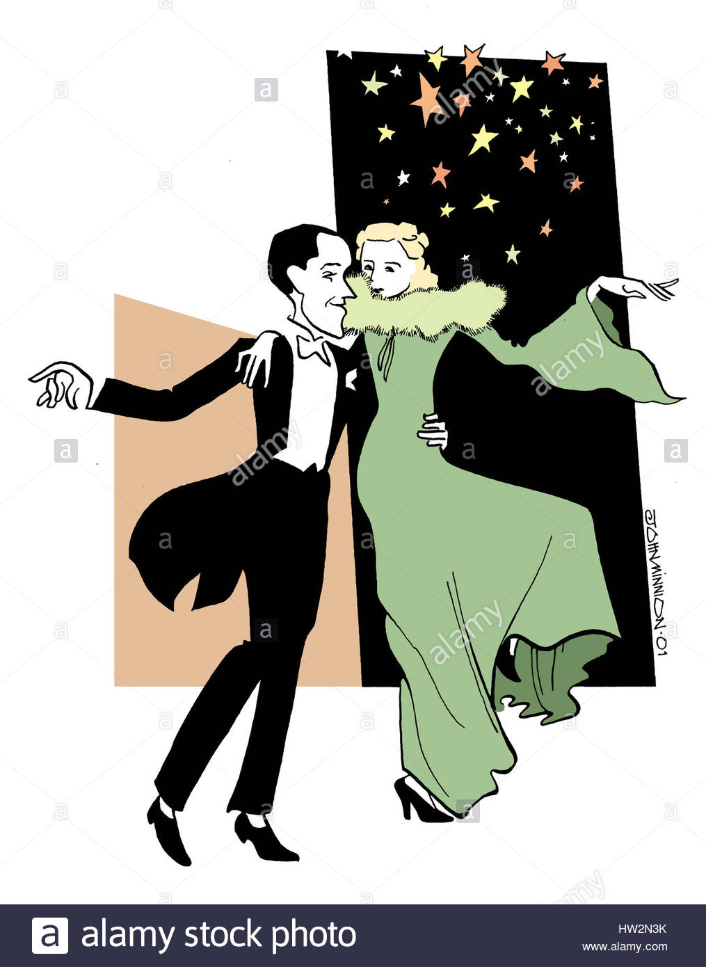 Fred Astaire And Ginger Rogers Dancing Stock Photos & Fred Astaire And