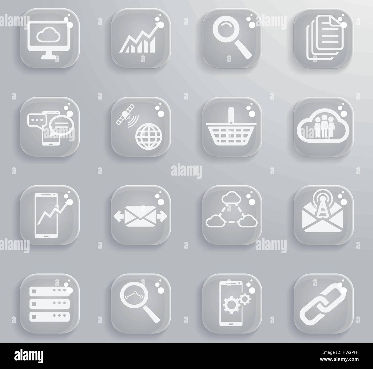 Data analytic simply symbols for web icons Stock Vector Image & Art - Alamy