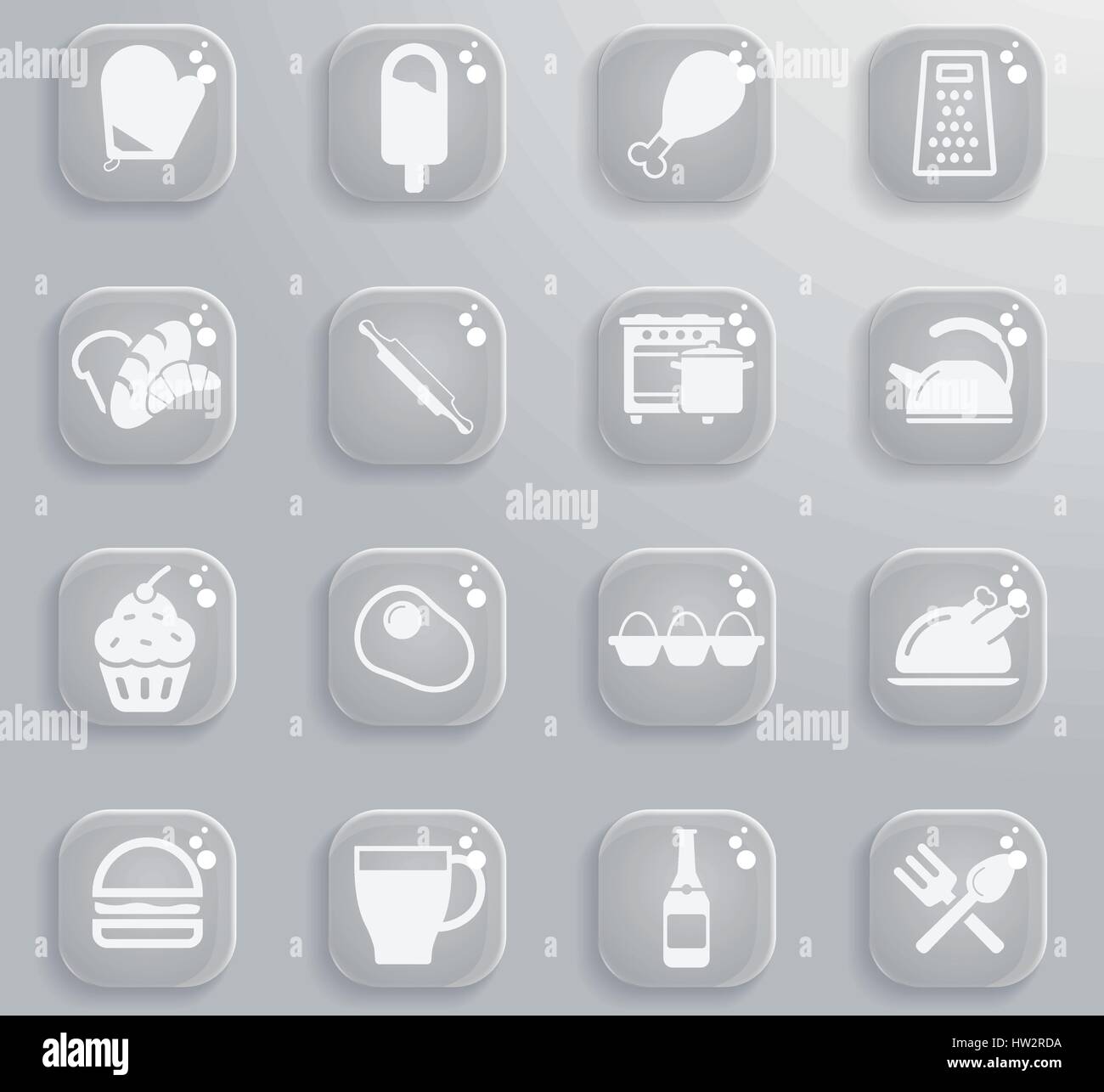 Toppings for burger Stock Vector Images - Alamy