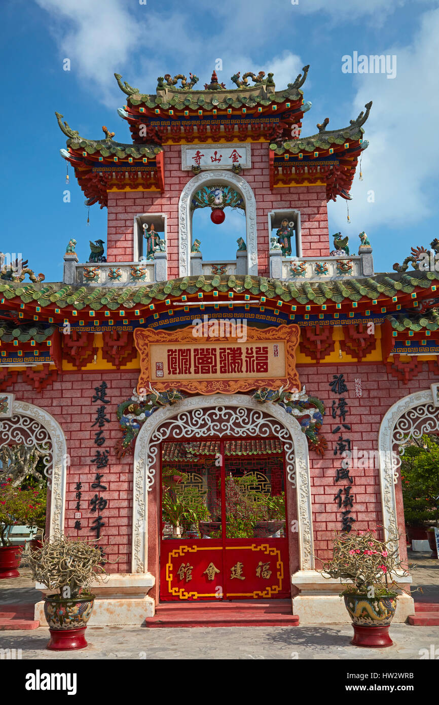 Phuc Kien (Fujian) Assembly Hall (1757), Hoi An (UNESCO World Heritage Site), Vietnam Stock Photo
