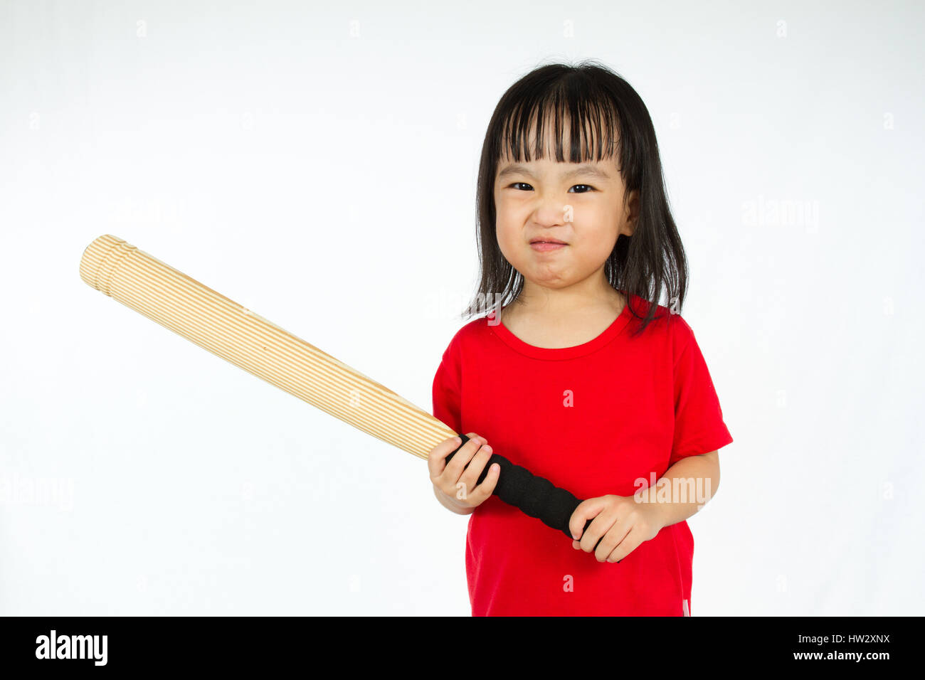 Girl hitting baseball hires stock photography and images Alamy