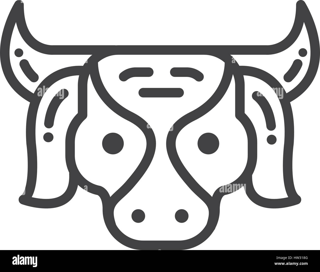 Cow Farm icon Stock Vector Image & Art - Alamy