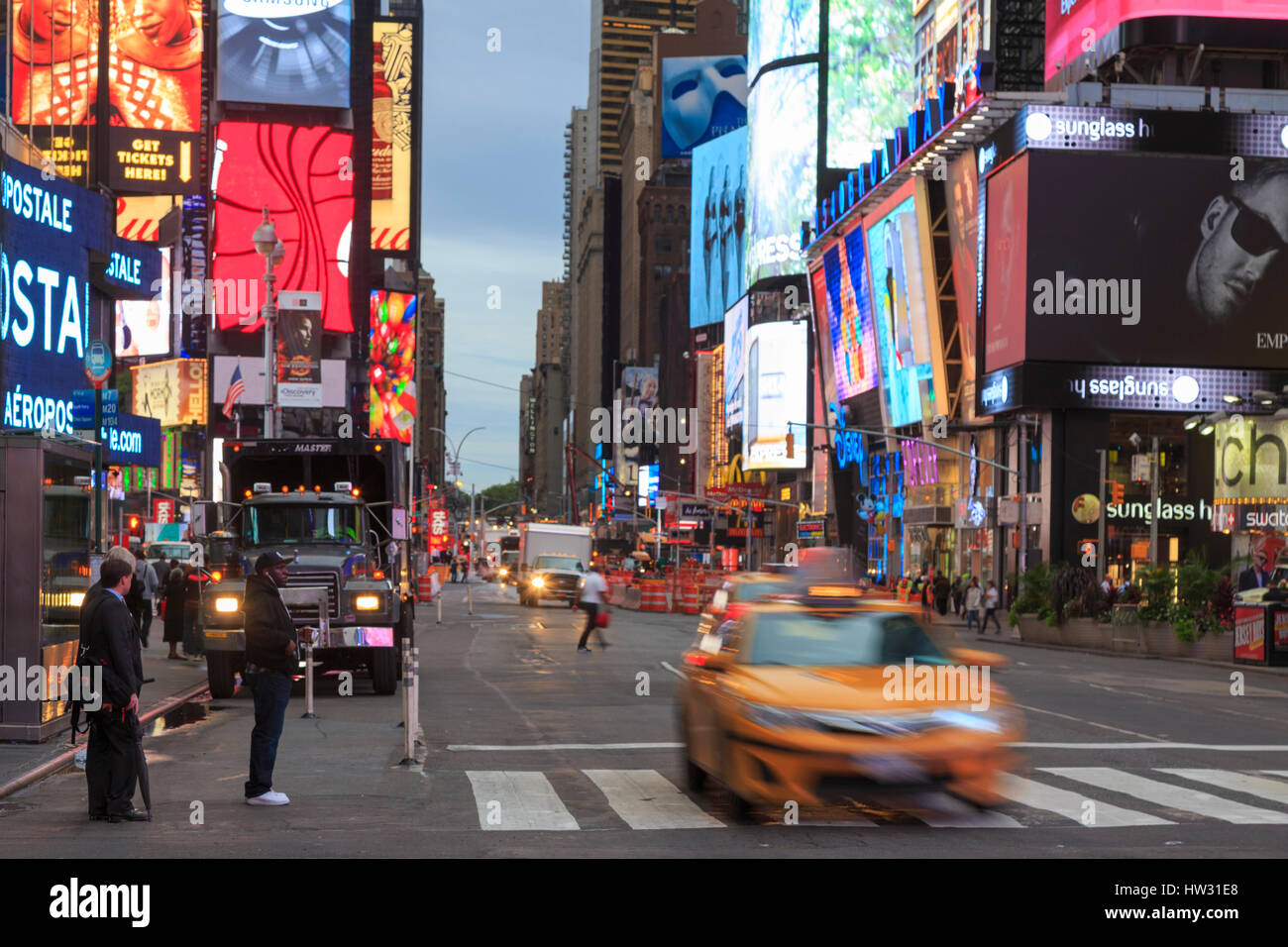 USA, New York, New York City, Times Square Stock Photo