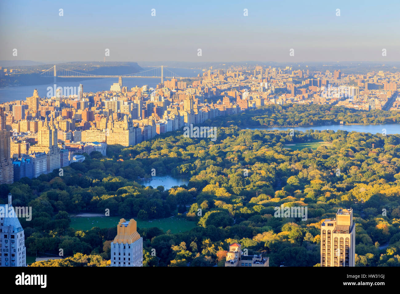 View of Empire state building view central park hi-res stock photography and ...