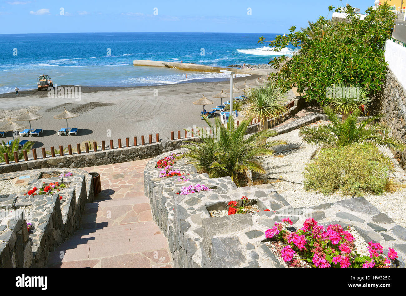 Blue Sea Callao Garden High Resolution Stock Photography and Images - Alamy