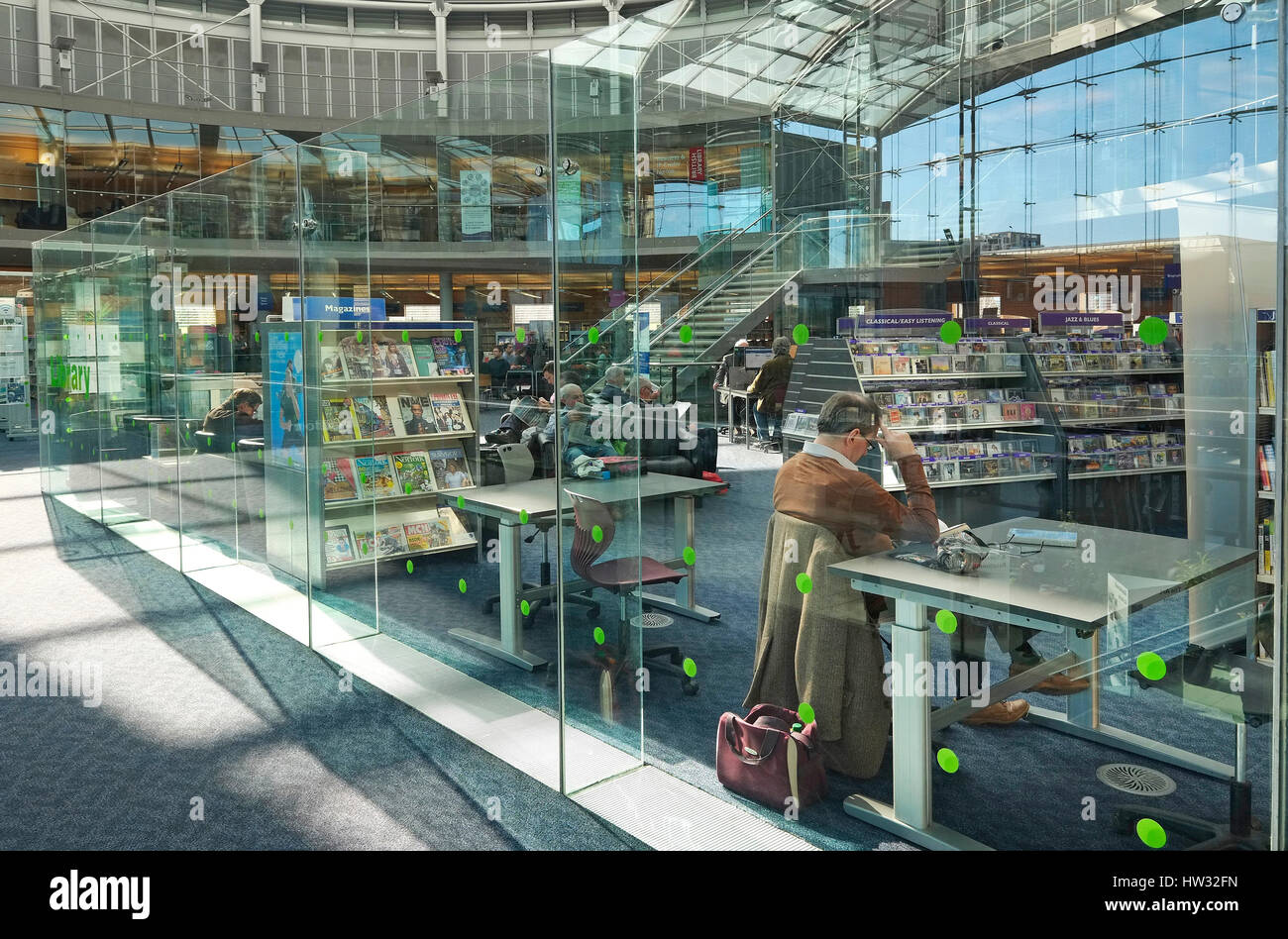 norwich public library, the forum, norwich, norfolk, england Stock