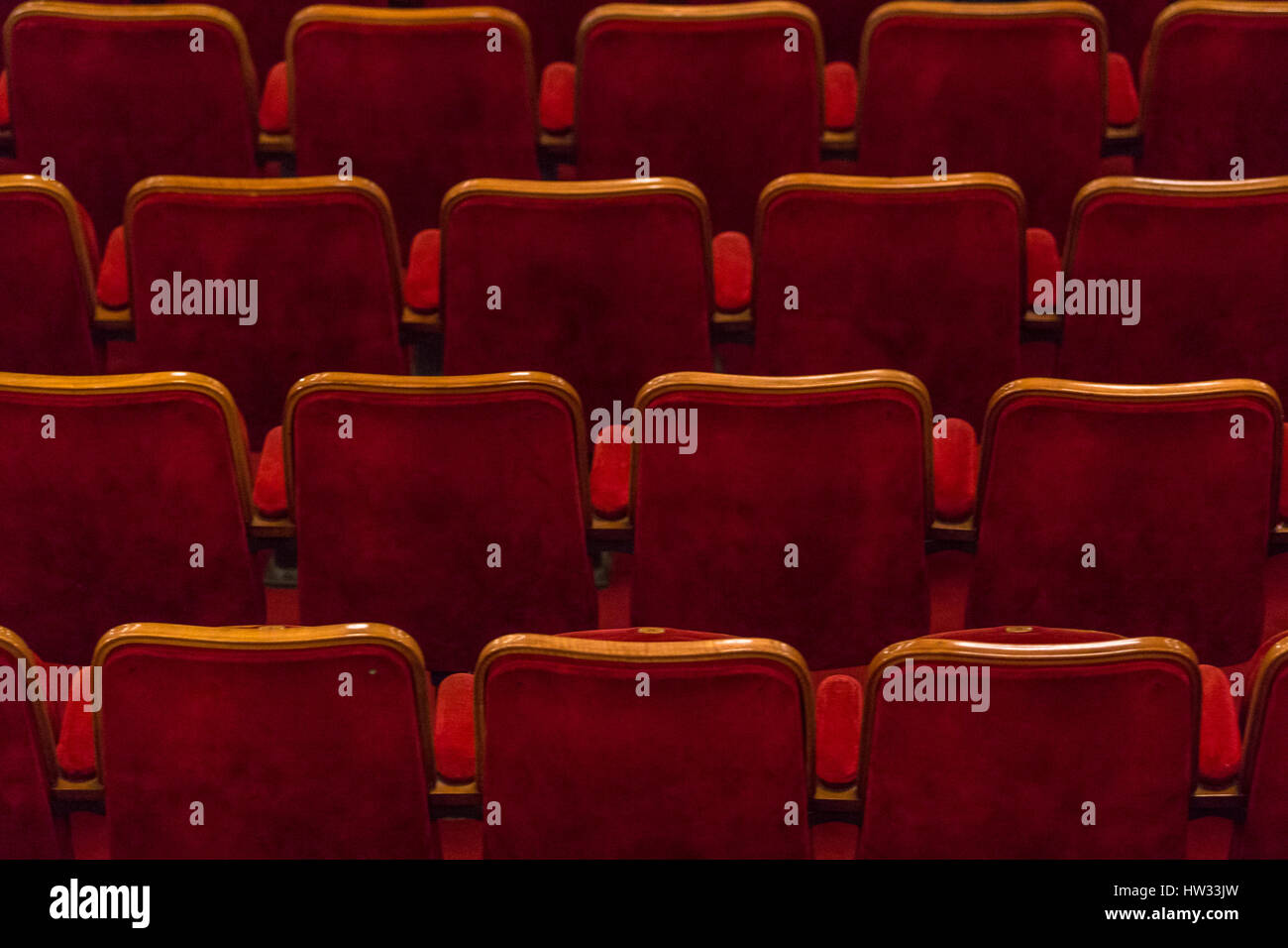 Auditorium Chairs At Zagreb S Croatian National Tether