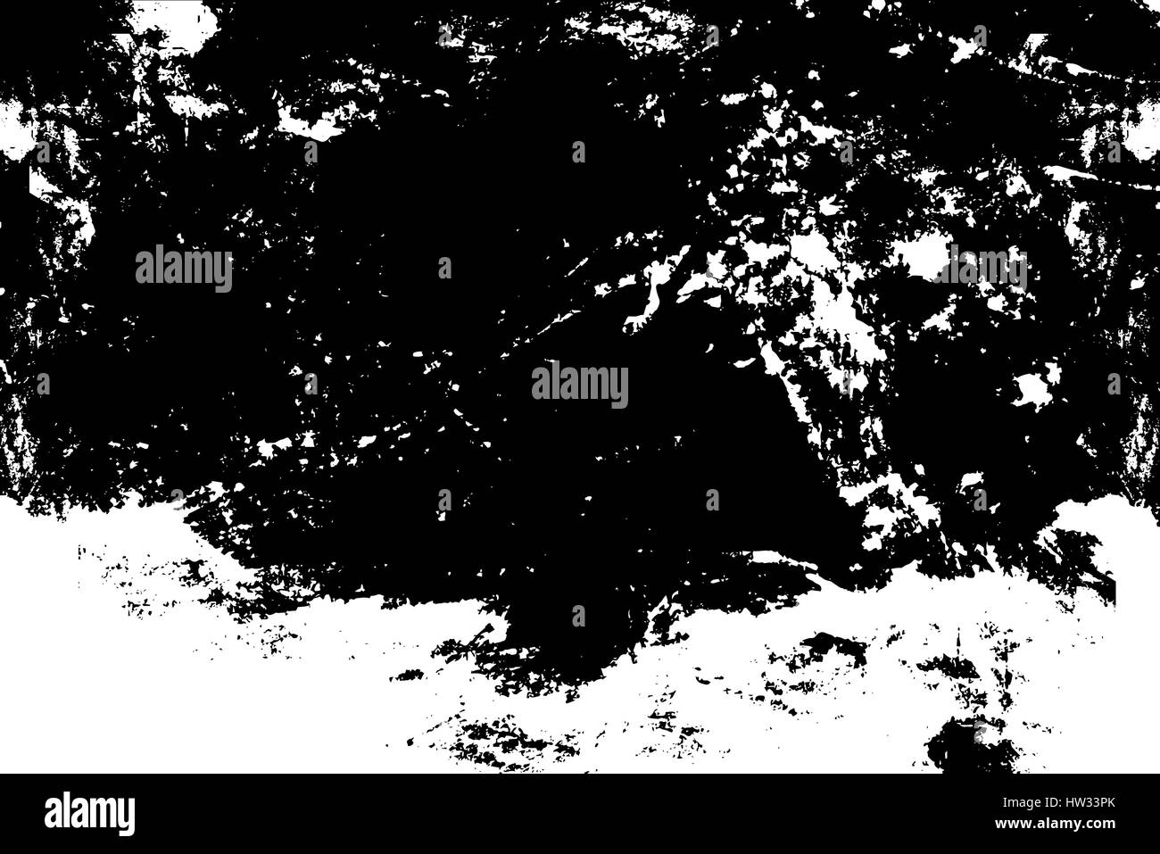 Isolated grunge texture material in black and white, dirty vintage ...