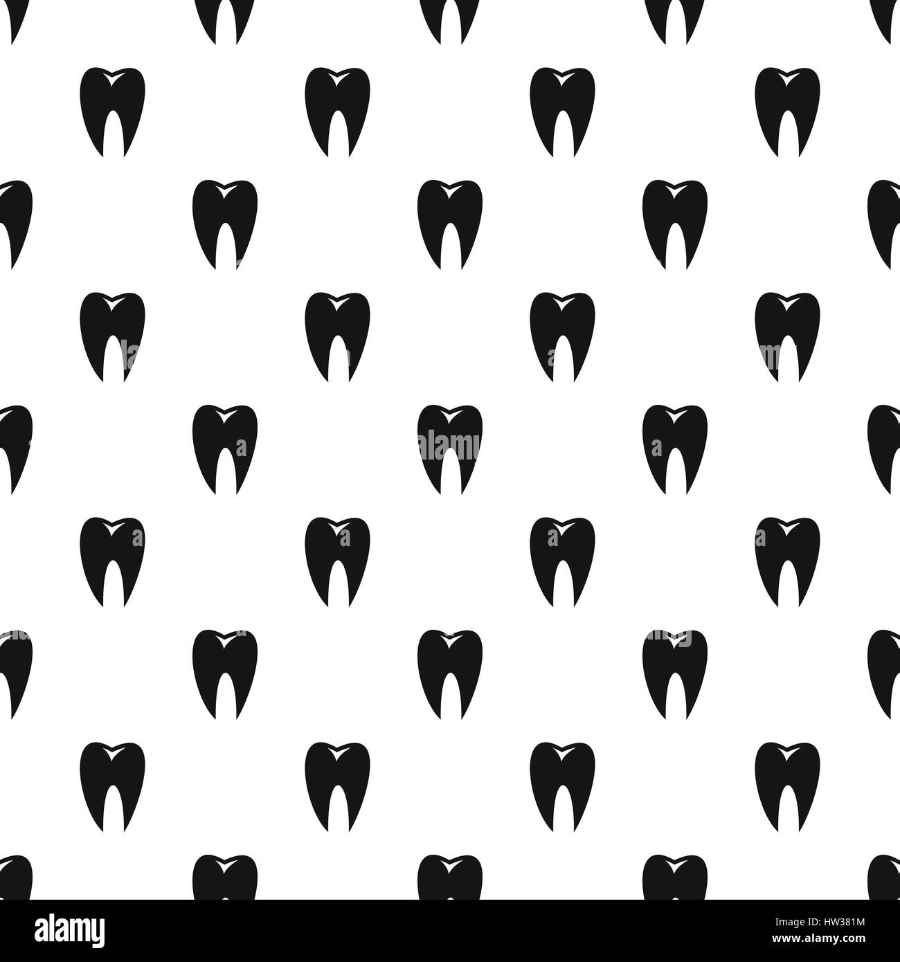 Stomatology pattern, simple style Stock Vector Image & Art - Alamy